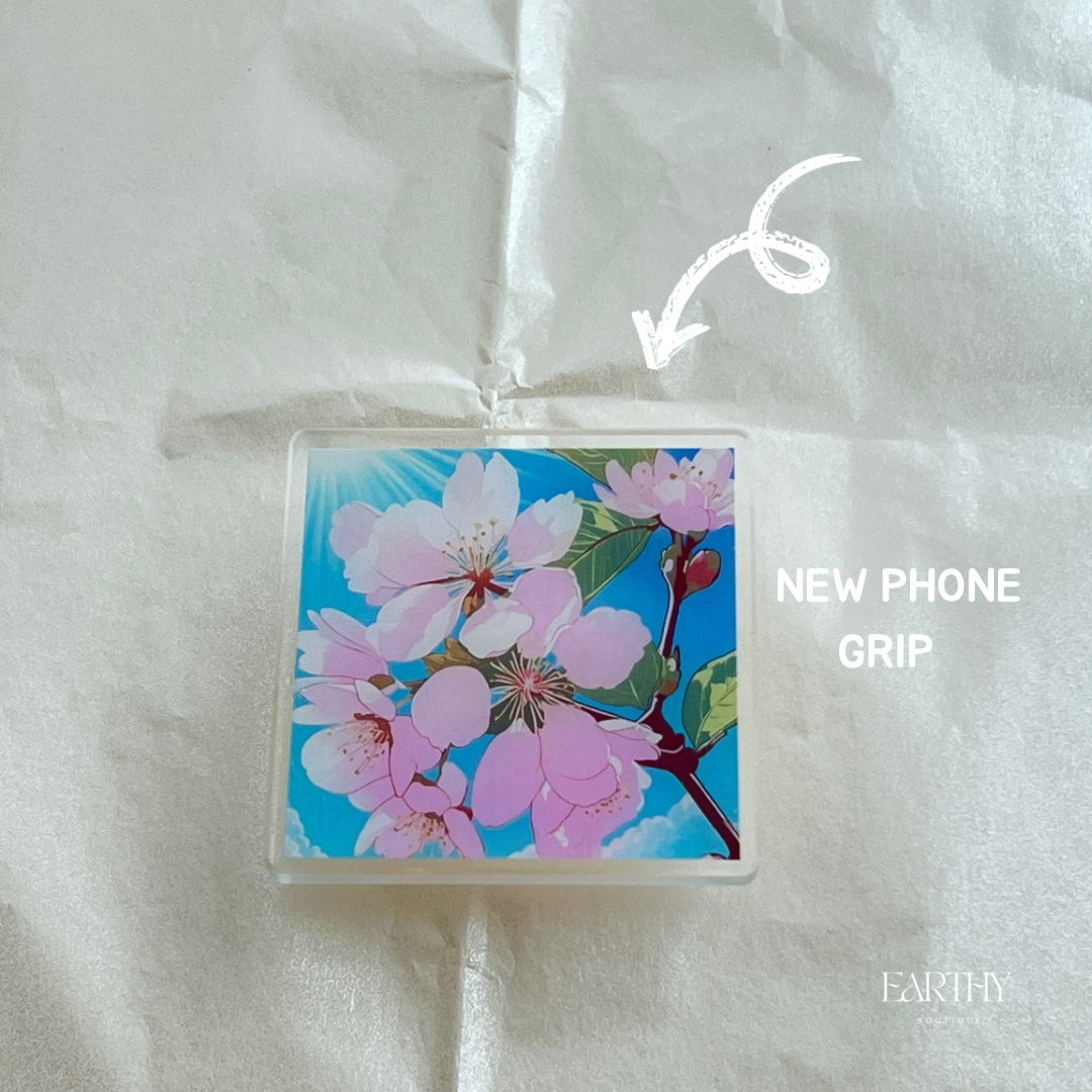 Cherry blossom phone grip _1