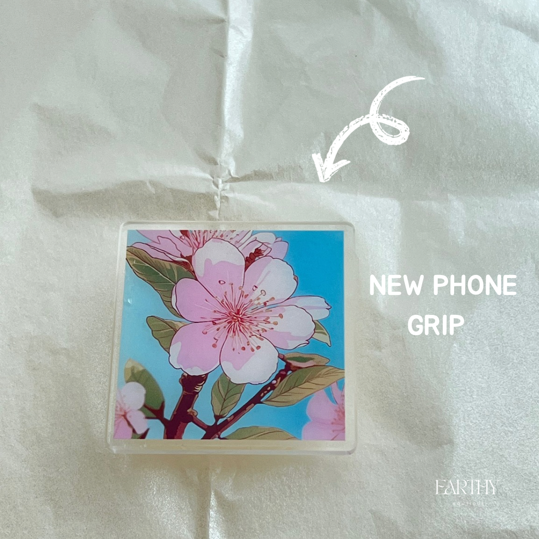 Cherry blossom phone grip _2