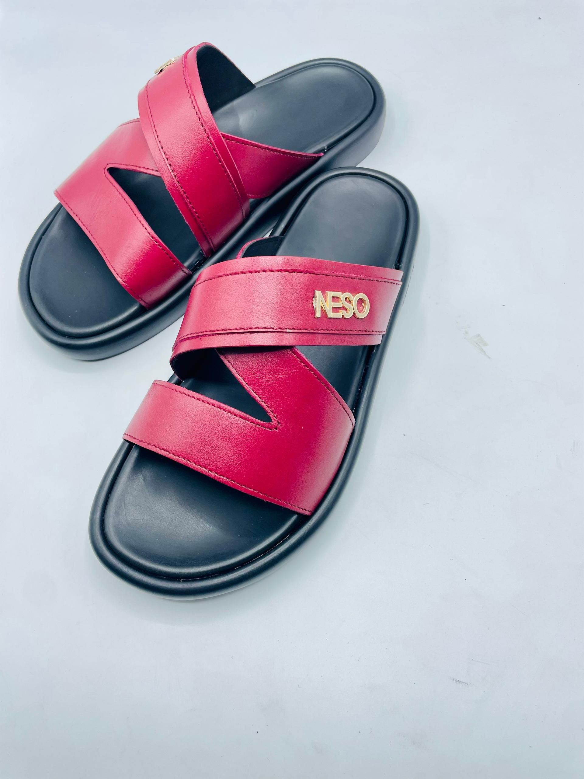 Men's Leather Slides_1