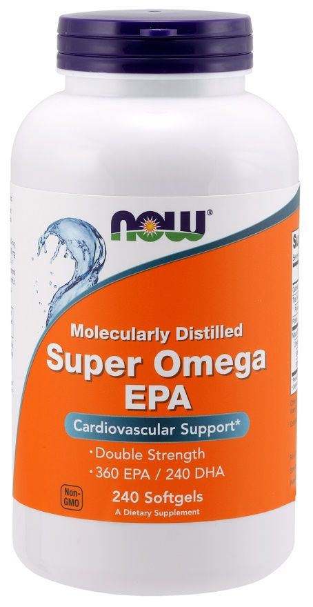 Super Omega EPA Molecularly Distilled - 240 softgels - NOW FOODS_0