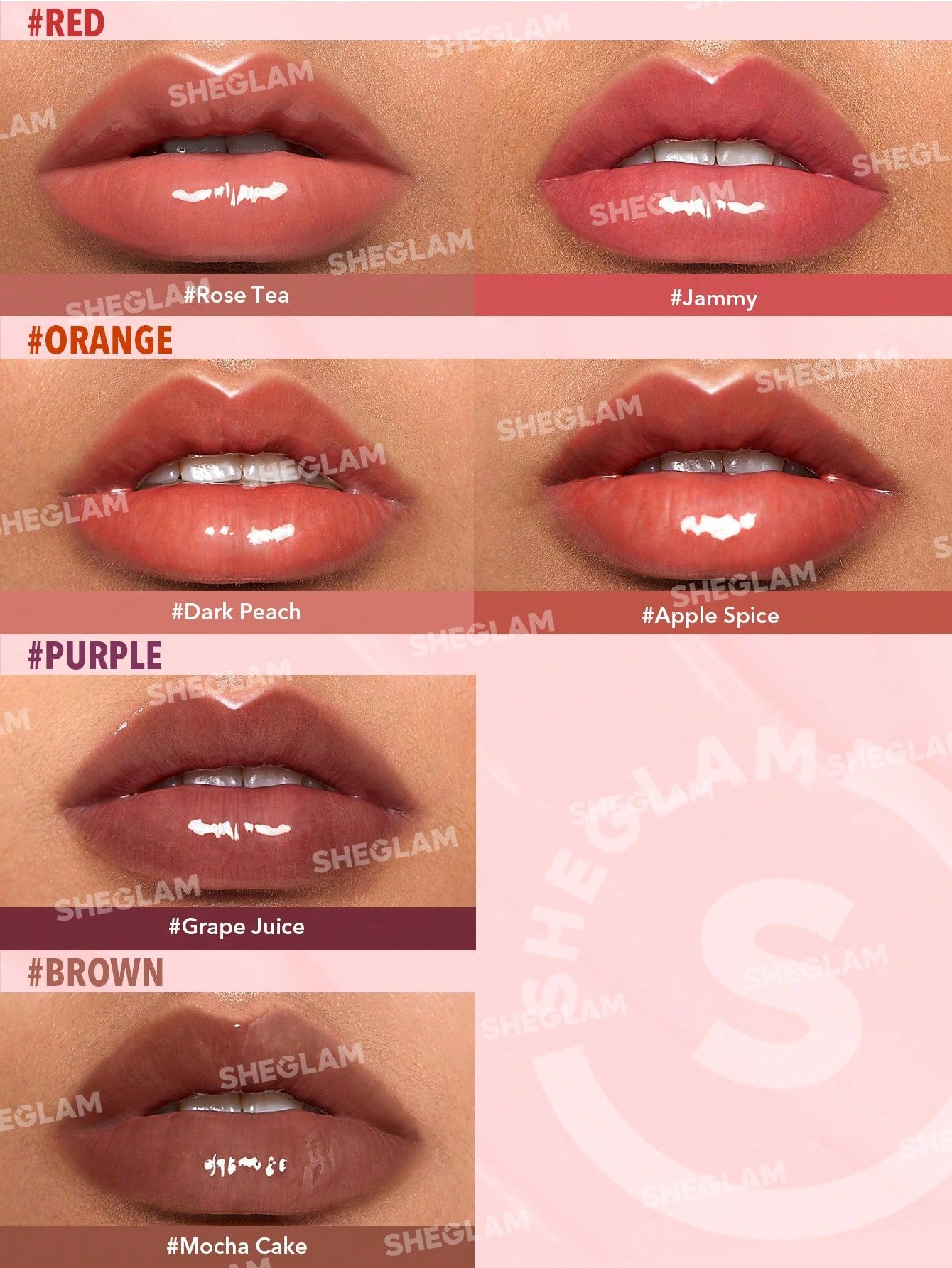 SHEGLAM Glaze Daze Lip Gloss - Mocha Cake_5