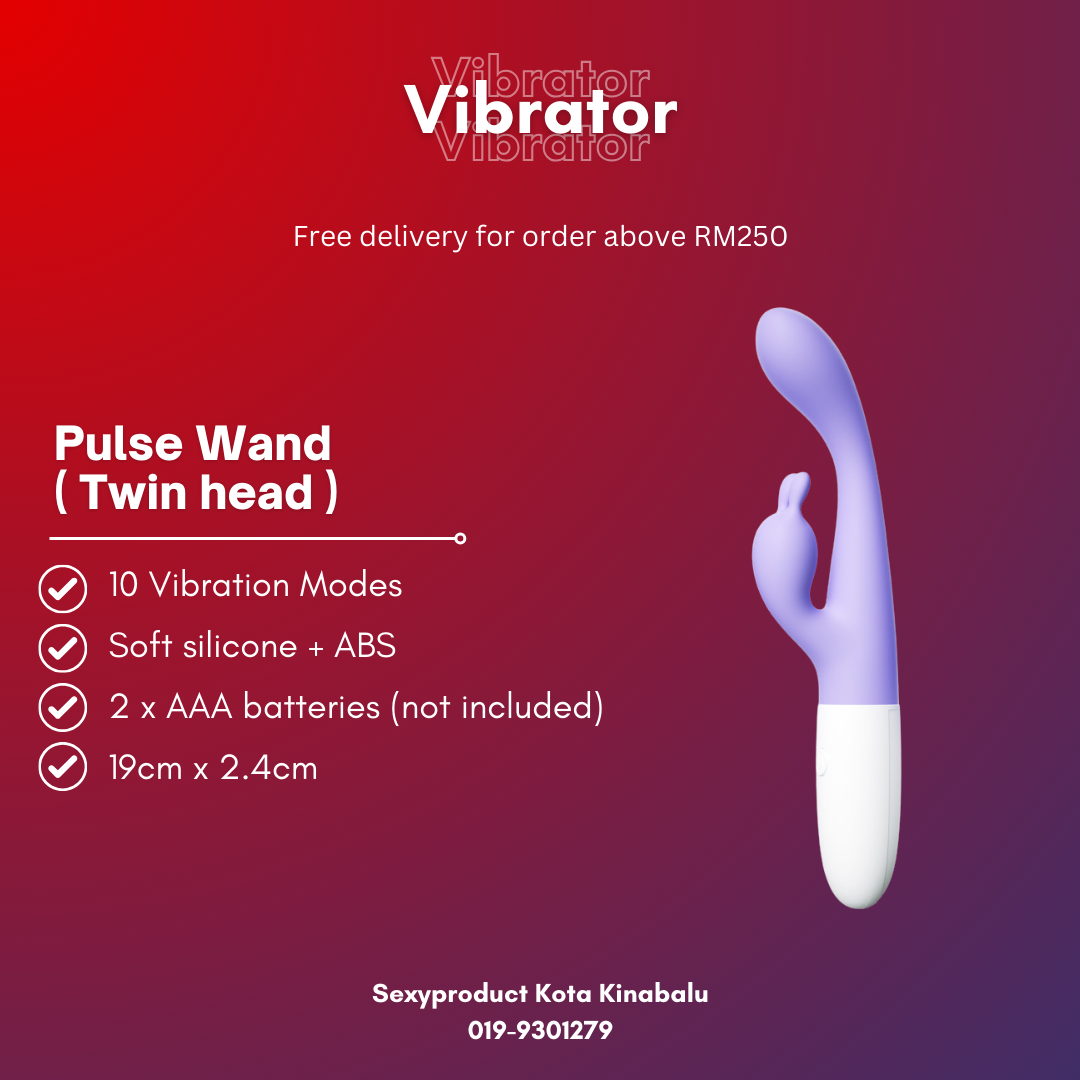 Pulse Wand – 10-Speed Dual-Head Precision Vibrator_0