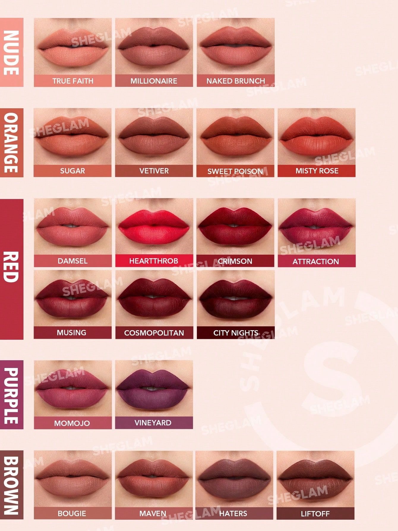 SHEGLAM Matte Allure Liquid Lipstick - Attraction_4