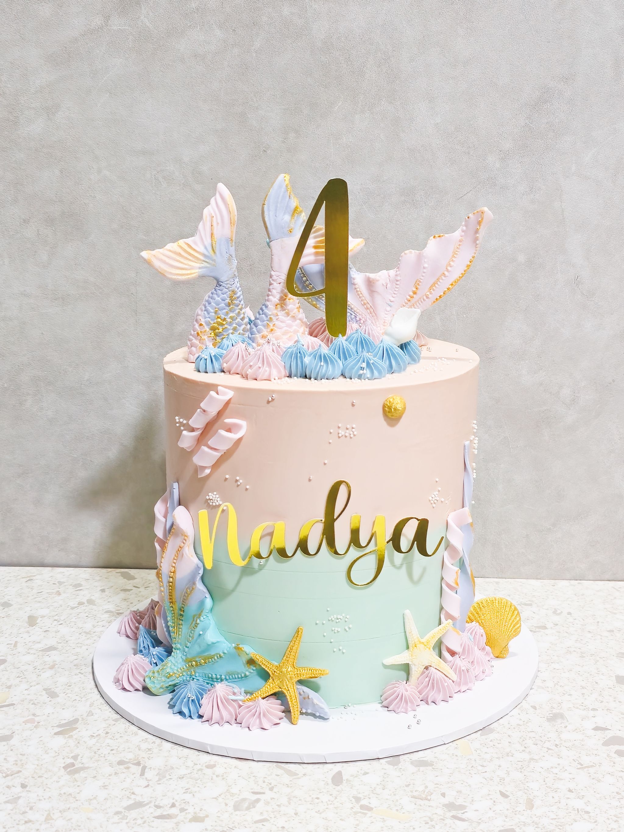  Pastel mermaid cake_0