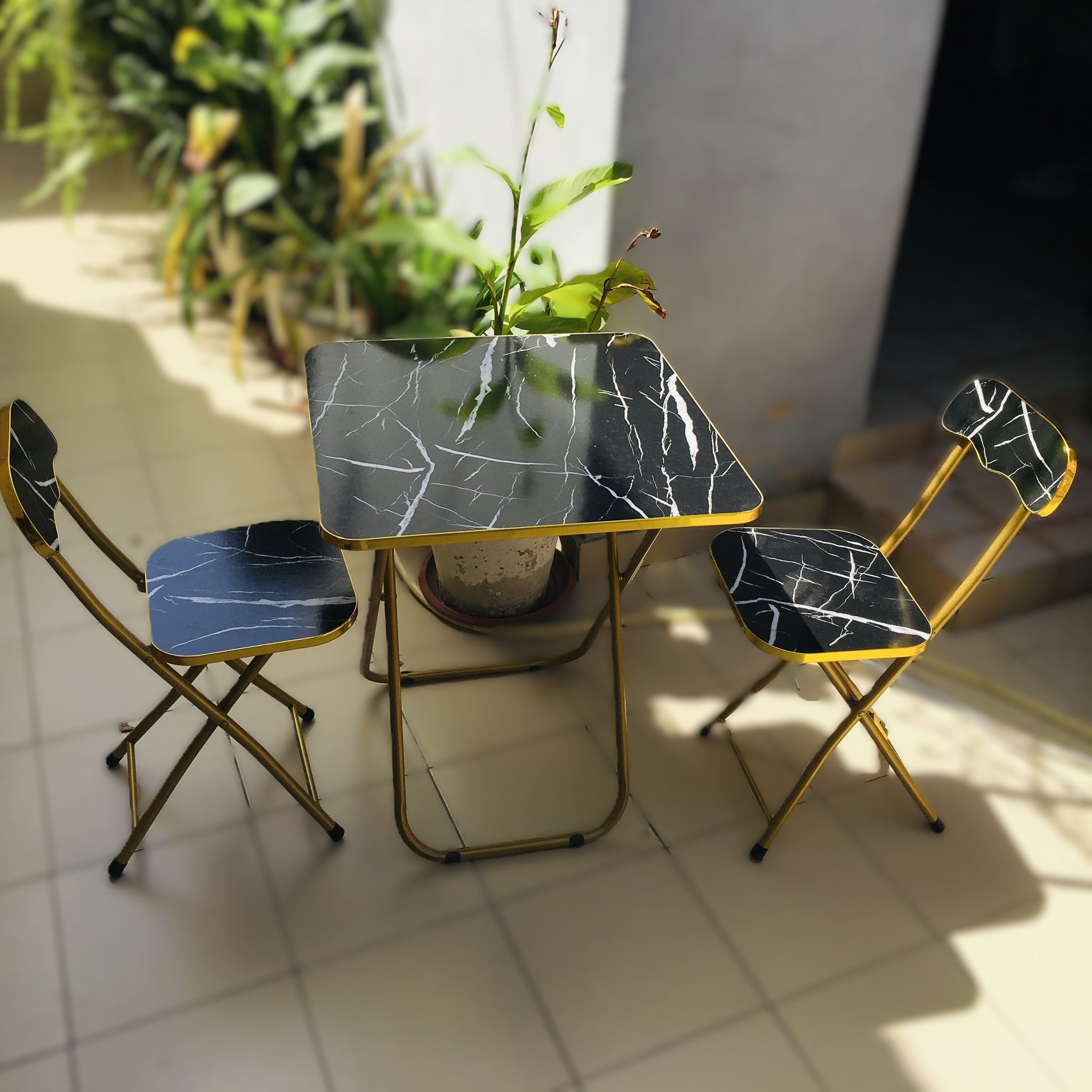 Ensemble table 60cm + 2 chaises_0