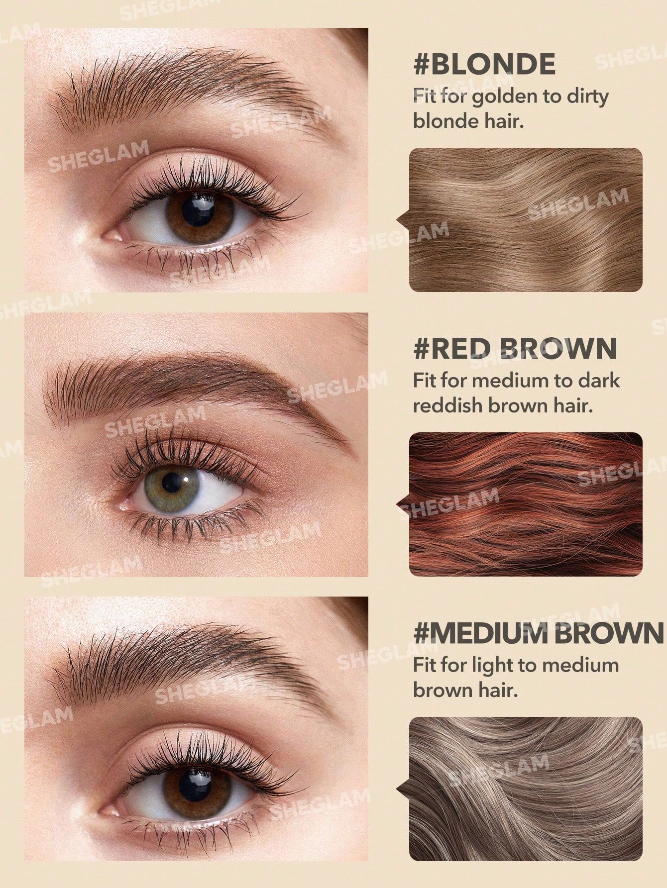 SHEGLAM Striking Brow Gel - Medium Brown_2