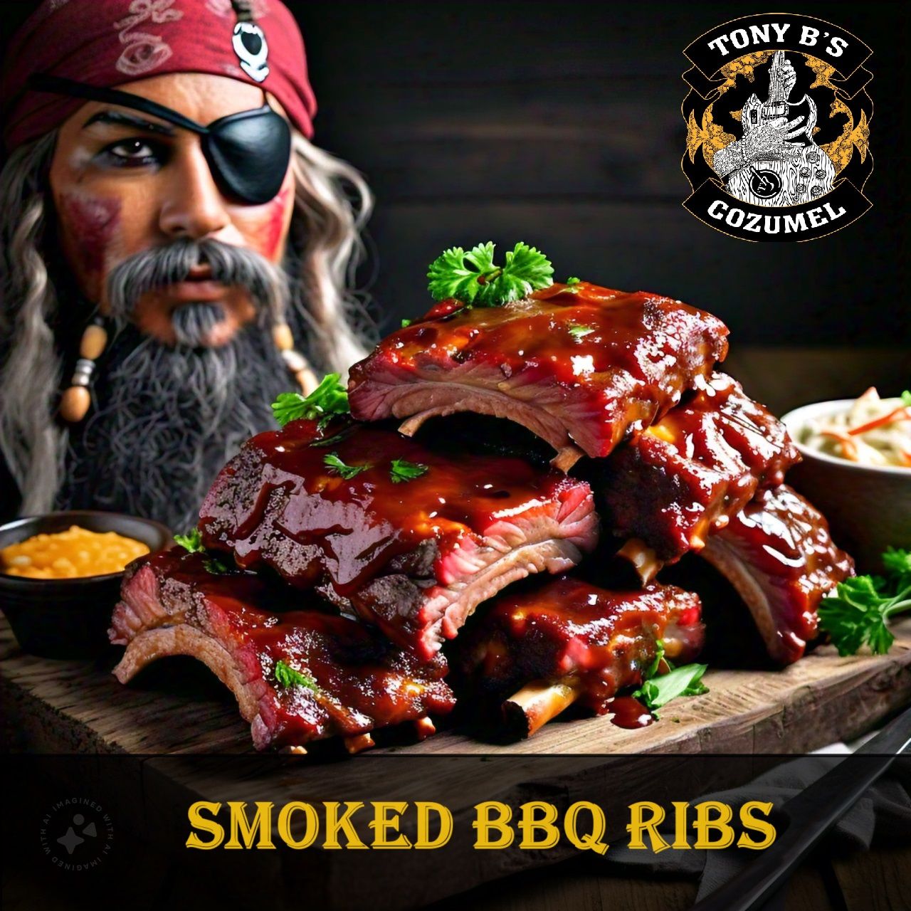 Smoked BBQ Pork Ribs 800g_0