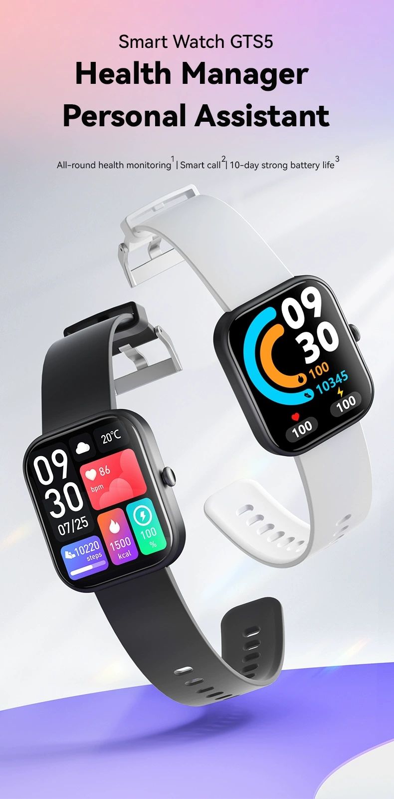 GTS5 Smartwatch - Health Manager & Personal Assistant_0