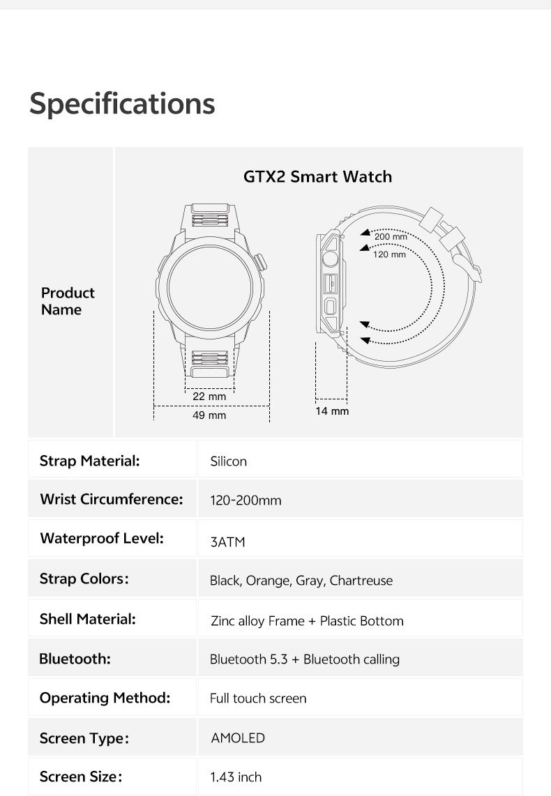 GTX2  -  Tough GPS Smartwatch - All-in-One Outdoor Adventure Companion_13