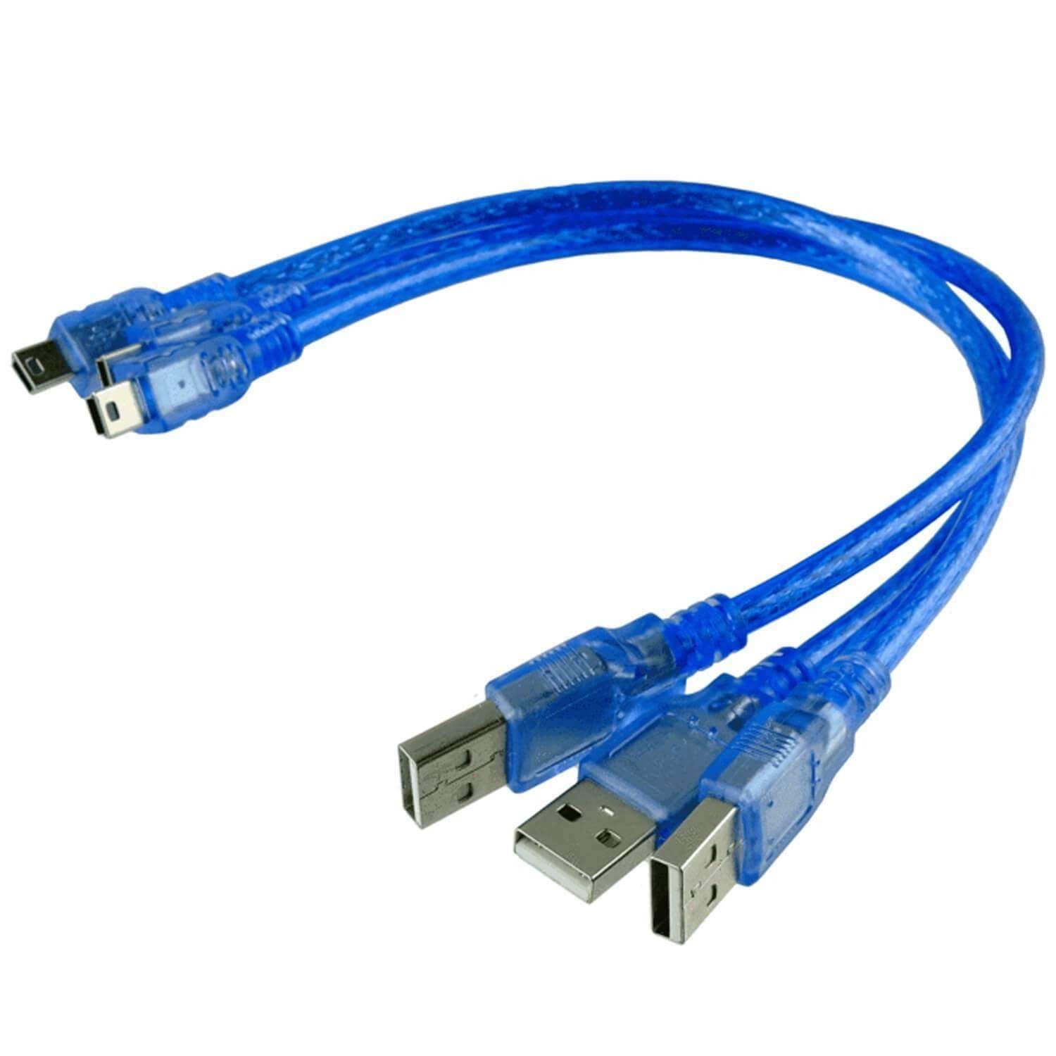 Blue mini USB cable, 100% compatible with Nano V3_0