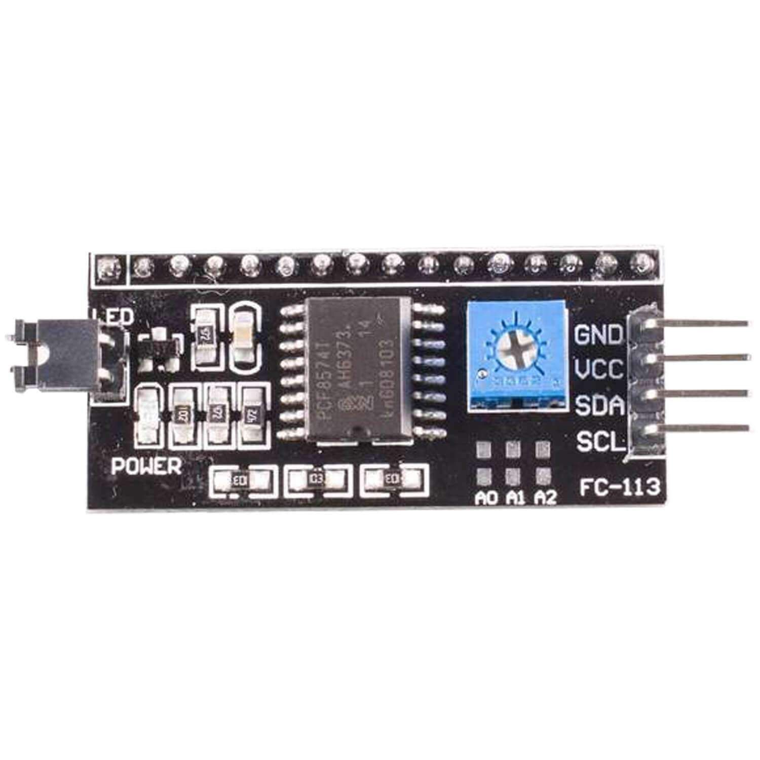 I2C IIC adapter serial interface for LCD display 1602 and 2004_1