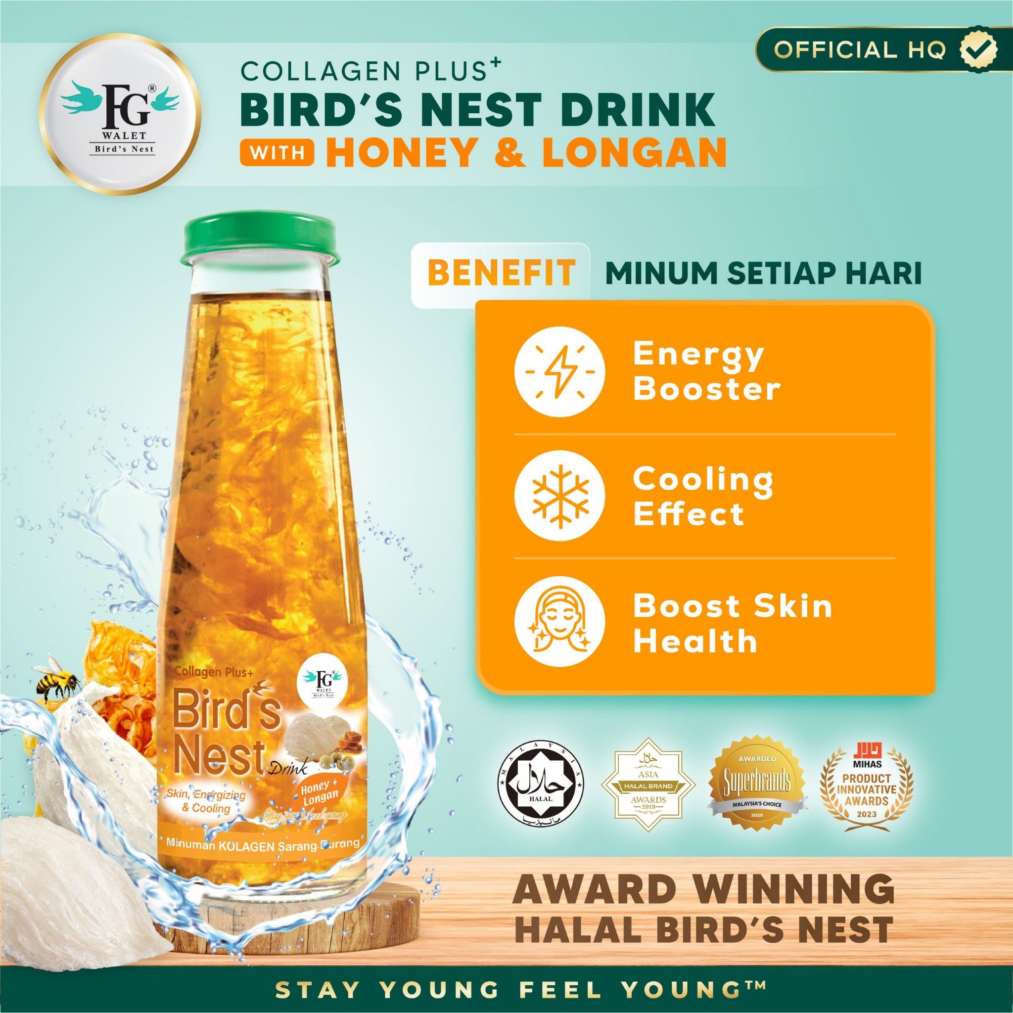 Collagen Birdnest Drink (Honey Longan)_0
