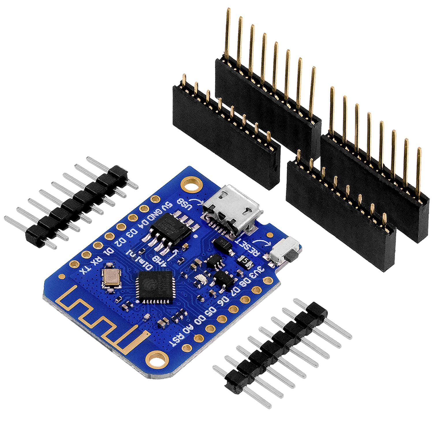 D1 Mini V3 Nodemcu with ESP8266-12F WLAN module compatible with Arduino_0