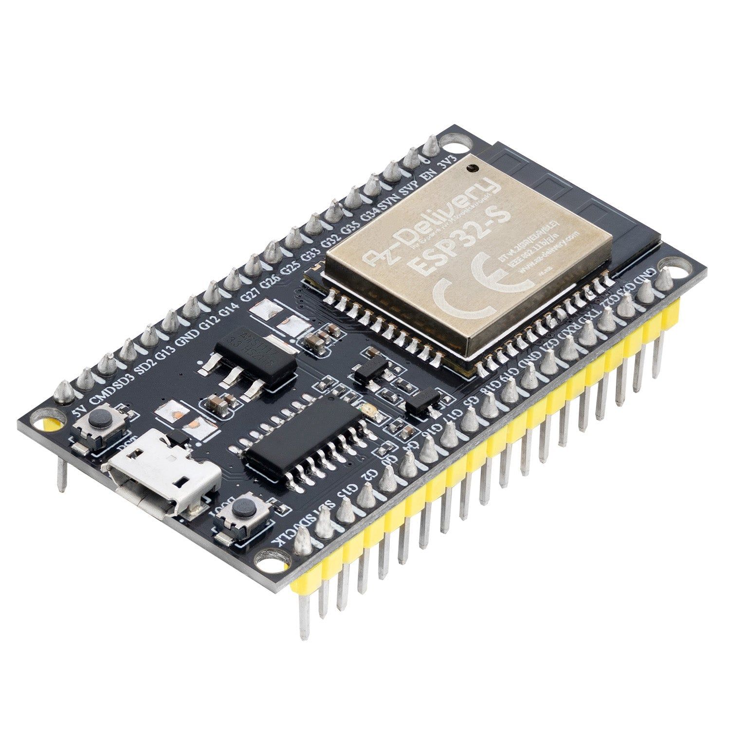 ESP32S NodeMCU Module WLAN WiFi Dev Kit C Development Board with CH340 (successor to ESP8266) compatible with Arduino_1