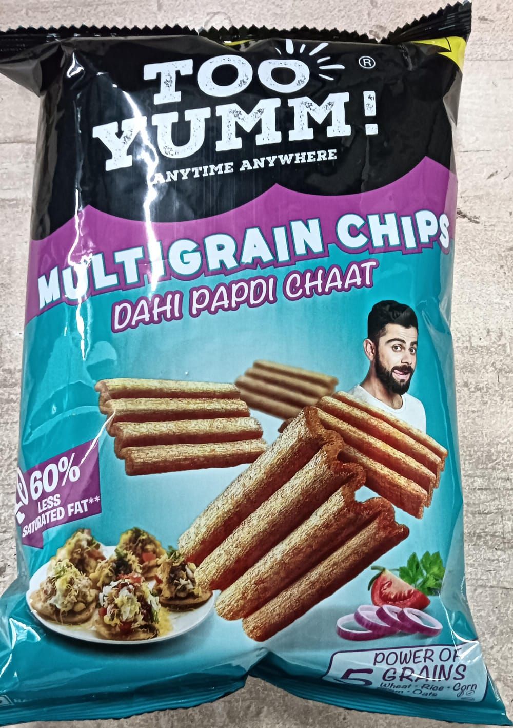 TOO YUMM MULTIGRAIN CHIPS DAHI PAPDI CHAAT 75 gm Pouch _0