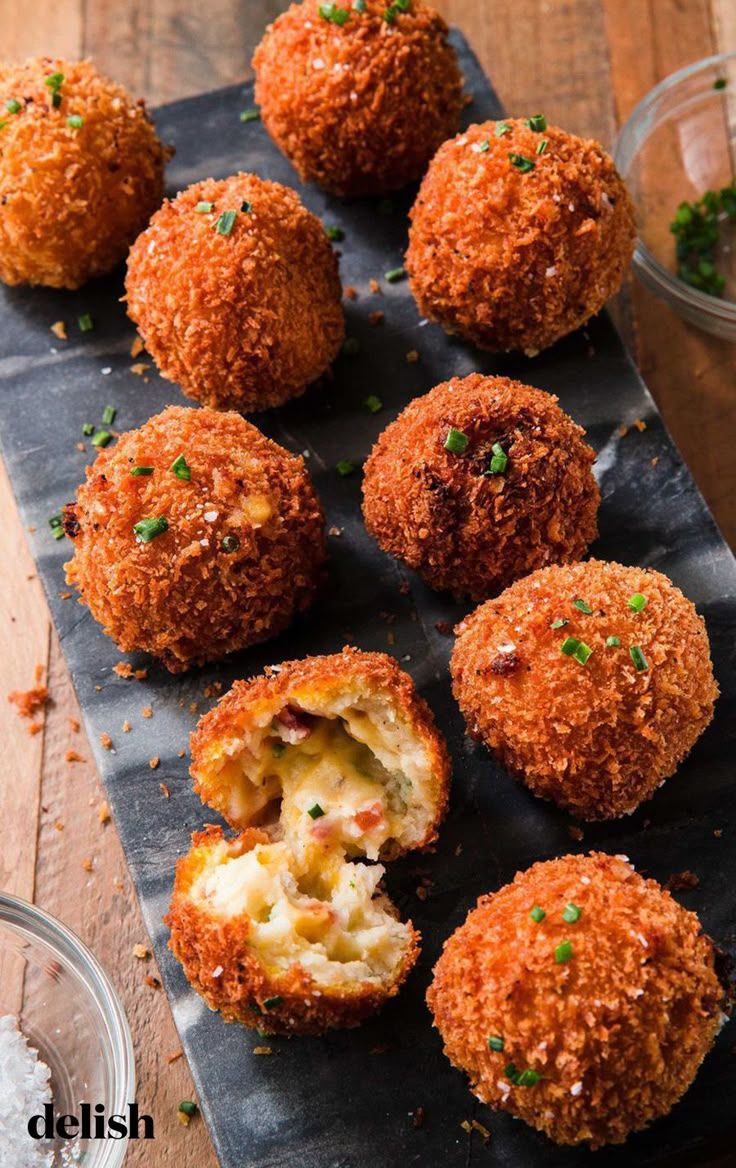 Loaded Mashed Potato Balls_0