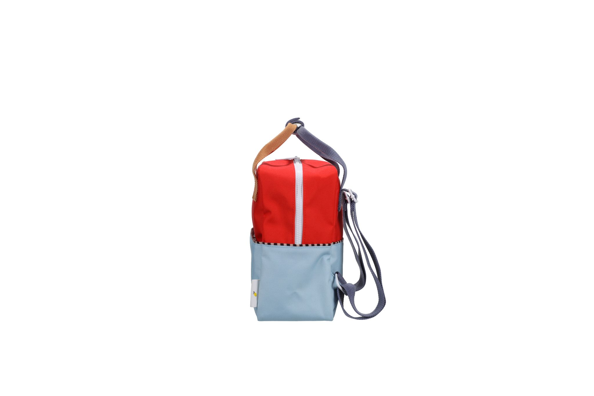 Red & blue colourblock backpack - small_5