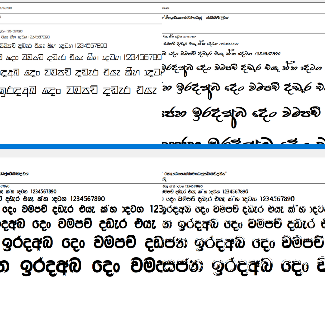  Sinhala Fonts Mega Bundle -2500+ Fonts_1