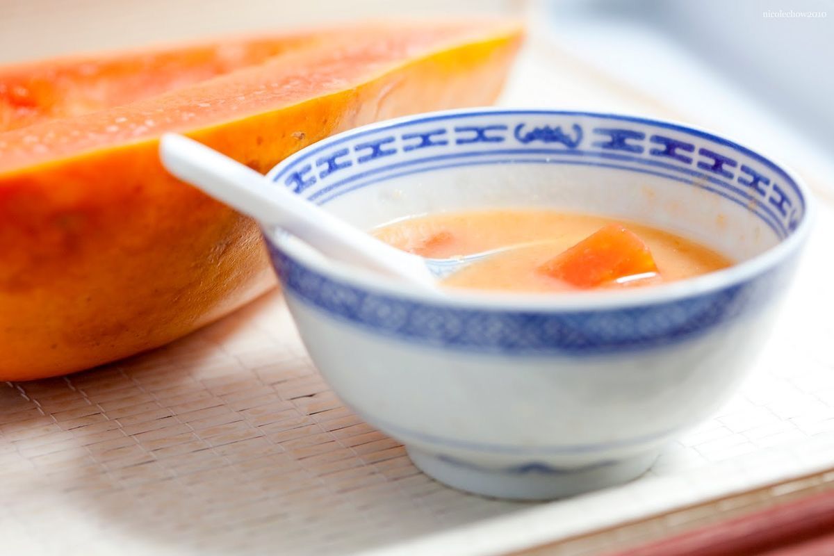 木瓜西米露 Papaya Sago_0