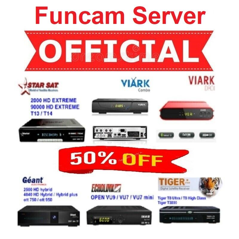 Renew Funcam Server Subscription 12 Months (S, M12, SP1, SP2 card)  €11.99 – €39.00_0