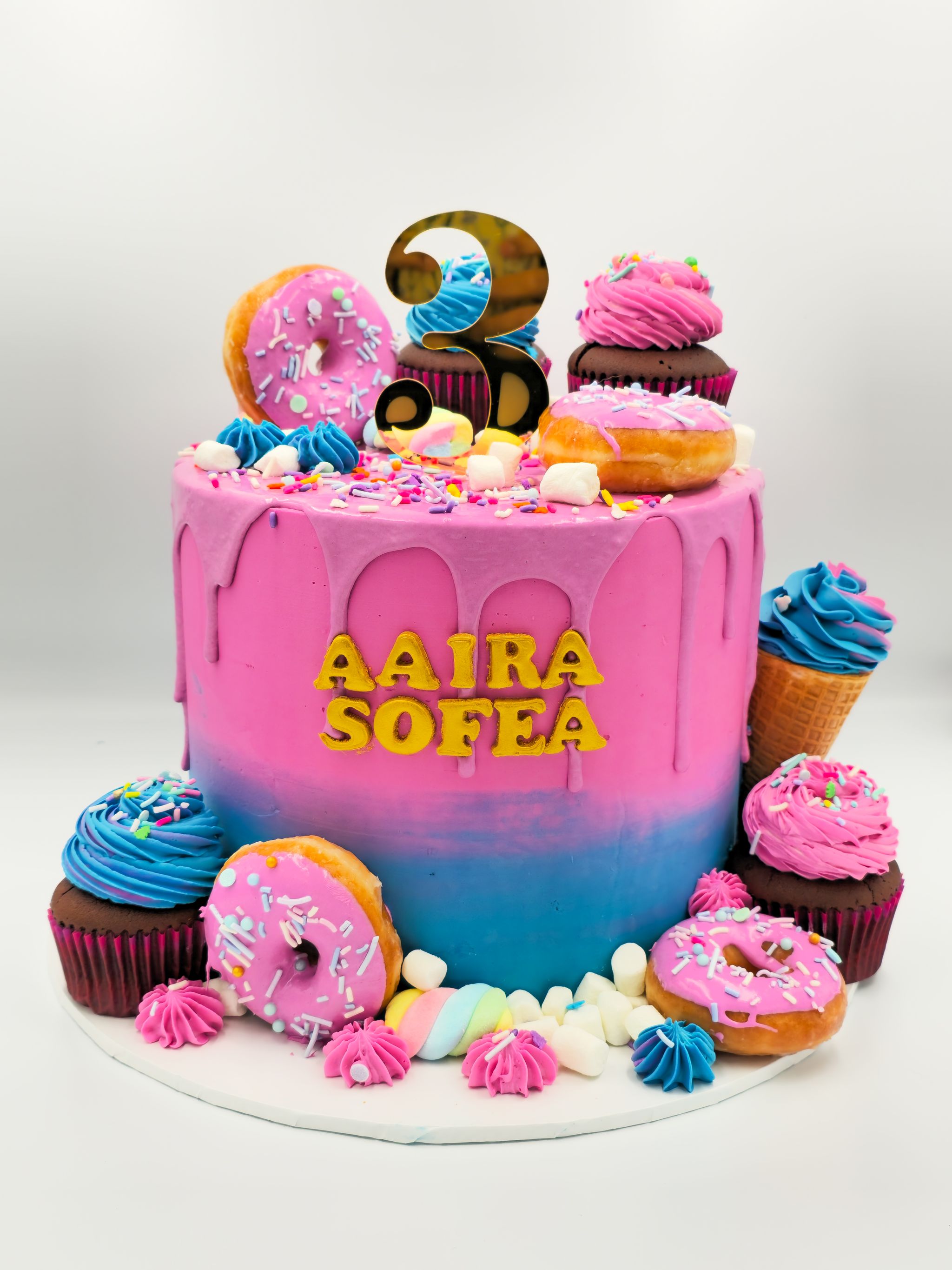 Candy drip cake_0