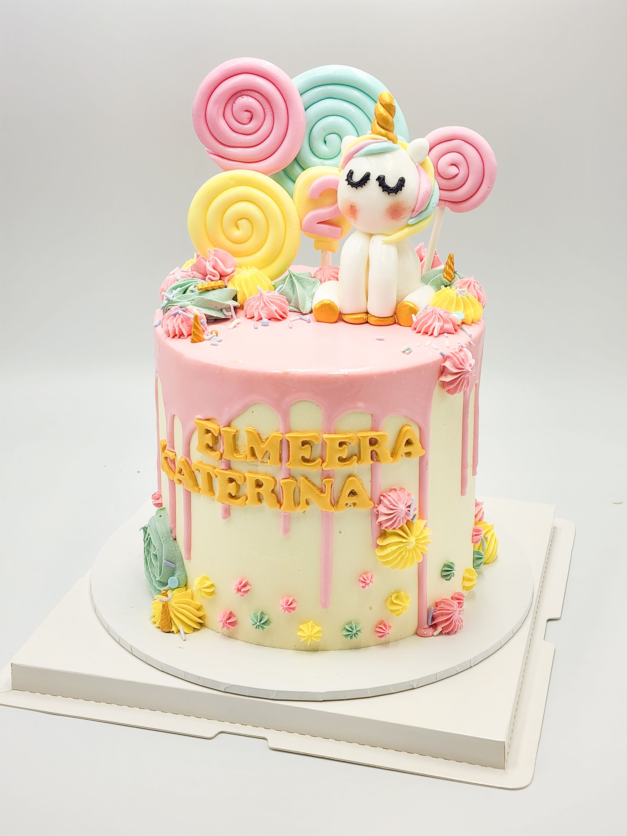 Unicorn drip cake_0