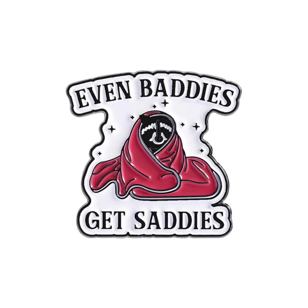 Even Baddies Get Saddies Raccoon Pin_0