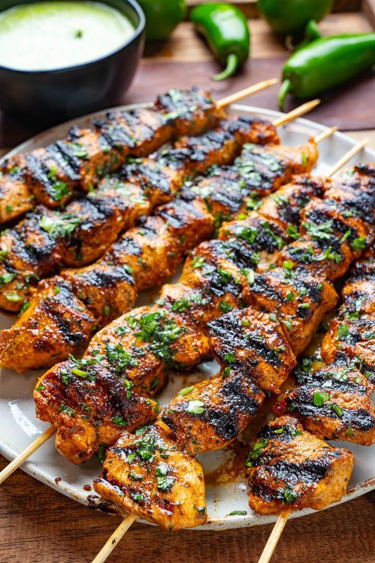Peruvian Grilled Chicken Skewers_0