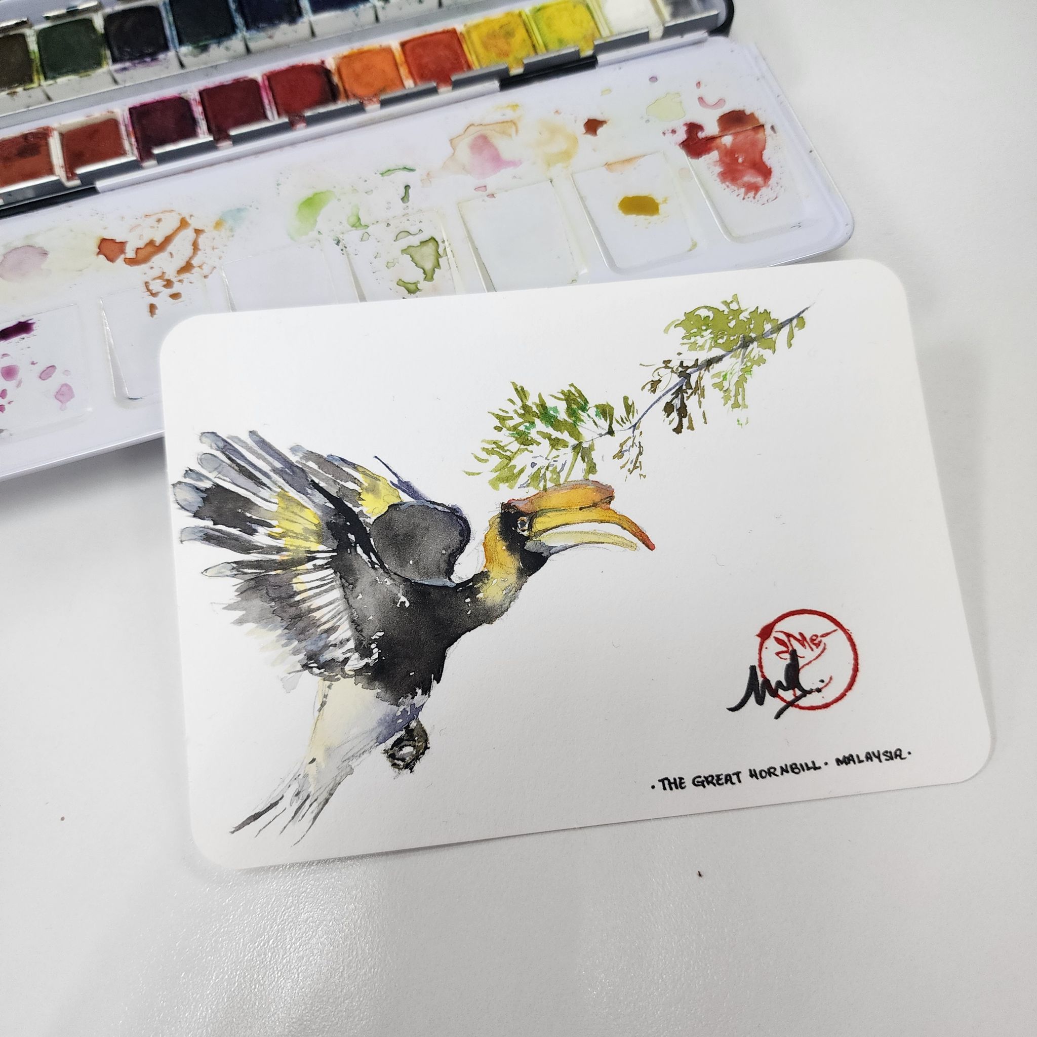 Custom Watercolour Pet Portrait (A5, A4, A3)_5