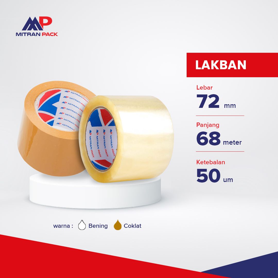 Mitran Pack - Lakban 72 mm x 70 meter x 50 um_0