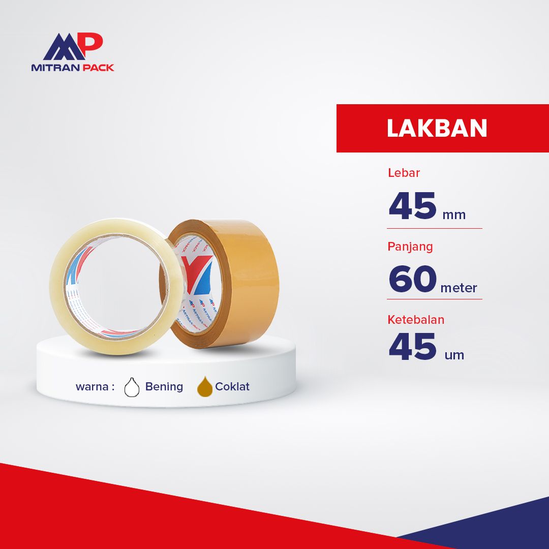 Mitran Pack - Lakban 45 mm x 60 meter x 45 um_0