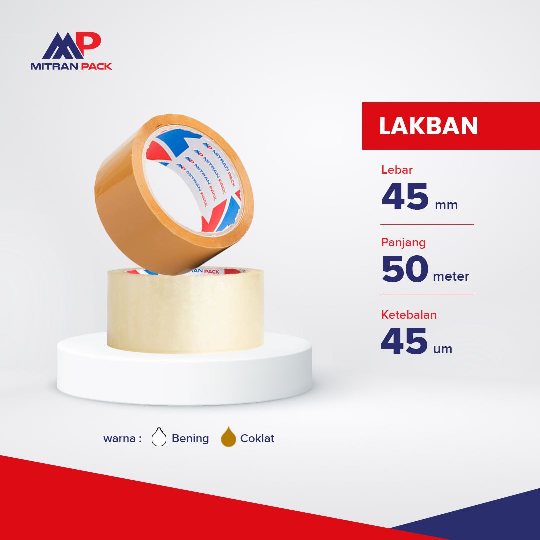 Mitran Pack - Lakban 45 mm x 50 meter x 45 um_0