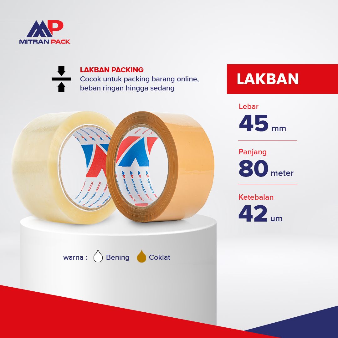 Mitran Pack - Lakban 45 mm x 80 meter x 42 um_0