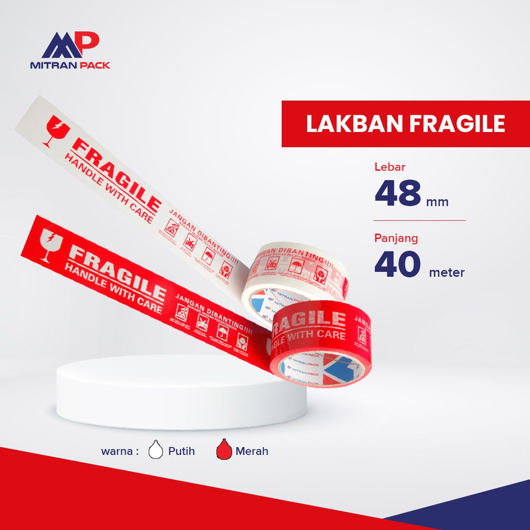 Mitran Pack - Lakban Fragile 48 mm x 40 meter_0