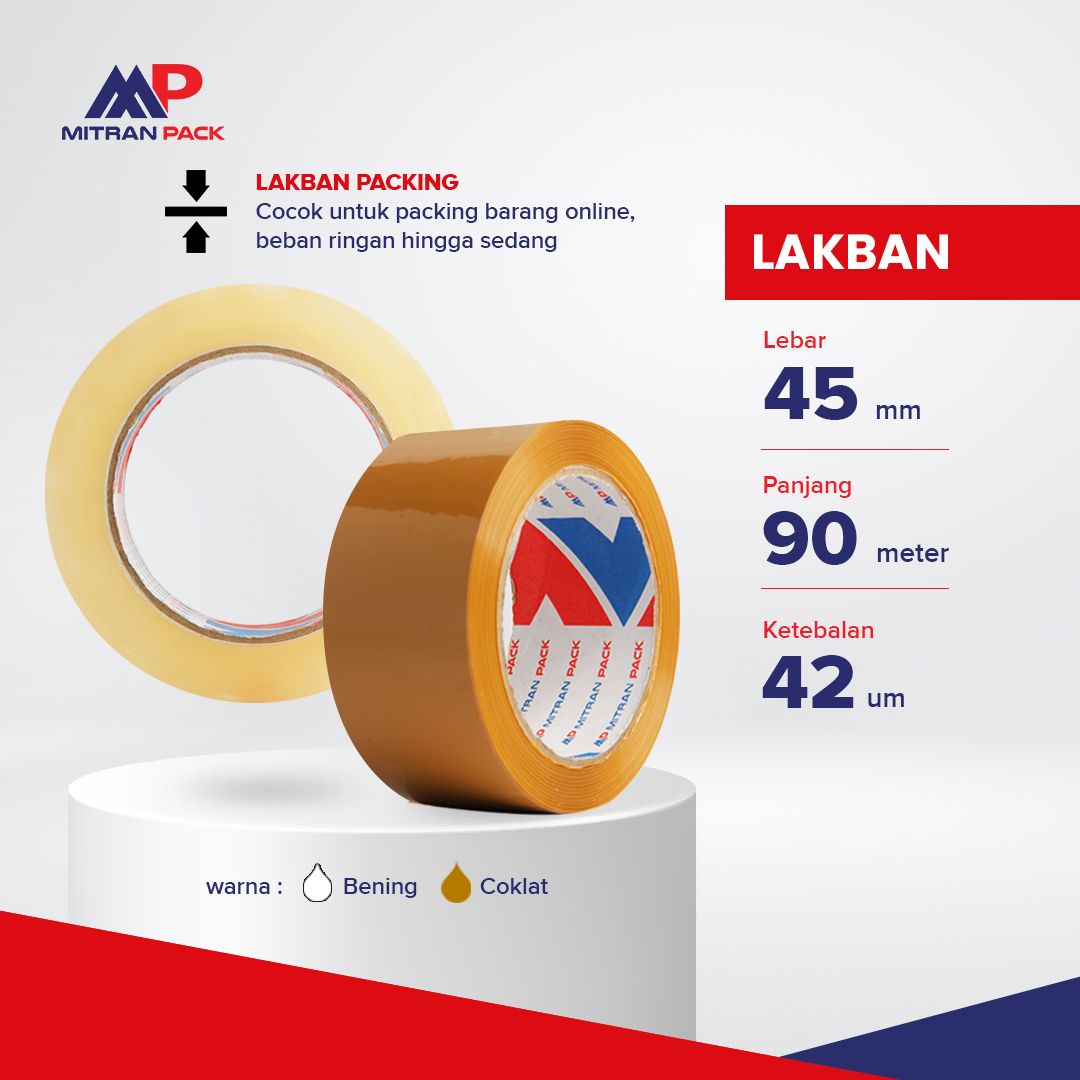 Mitran Pack - Lakban 45 mm x 90 meter x 42 um_0