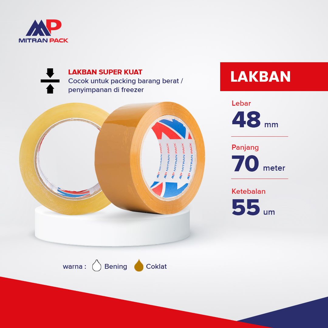 Mitran Pack - Lakban 48 mm x 70 meter x 55 um_0