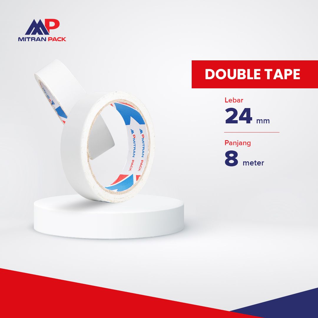 Mitran Pack - Double Tape 12 mm x 8 meter_0
