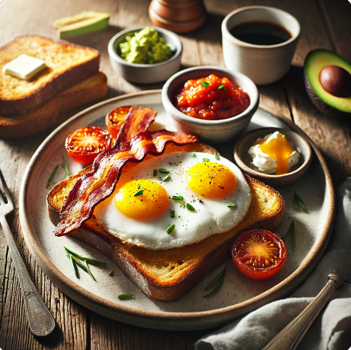 Bacon Eggs on Toast_0