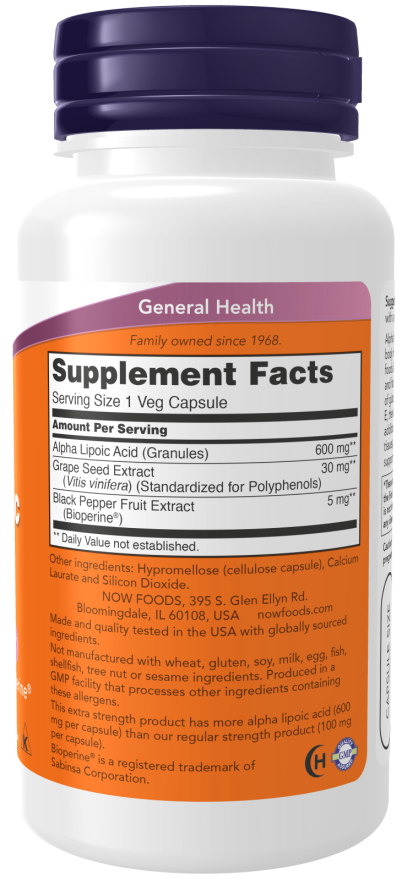 Alpha Lipoic Acid, Extra Strength 600 mg_2