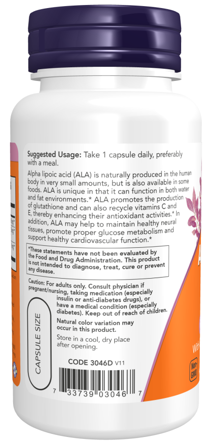 Alpha Lipoic Acid, Extra Strength 600 mg_3