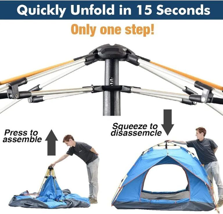 UPGRADE AUTO 2 LAYER CAMP TENT CT40_2