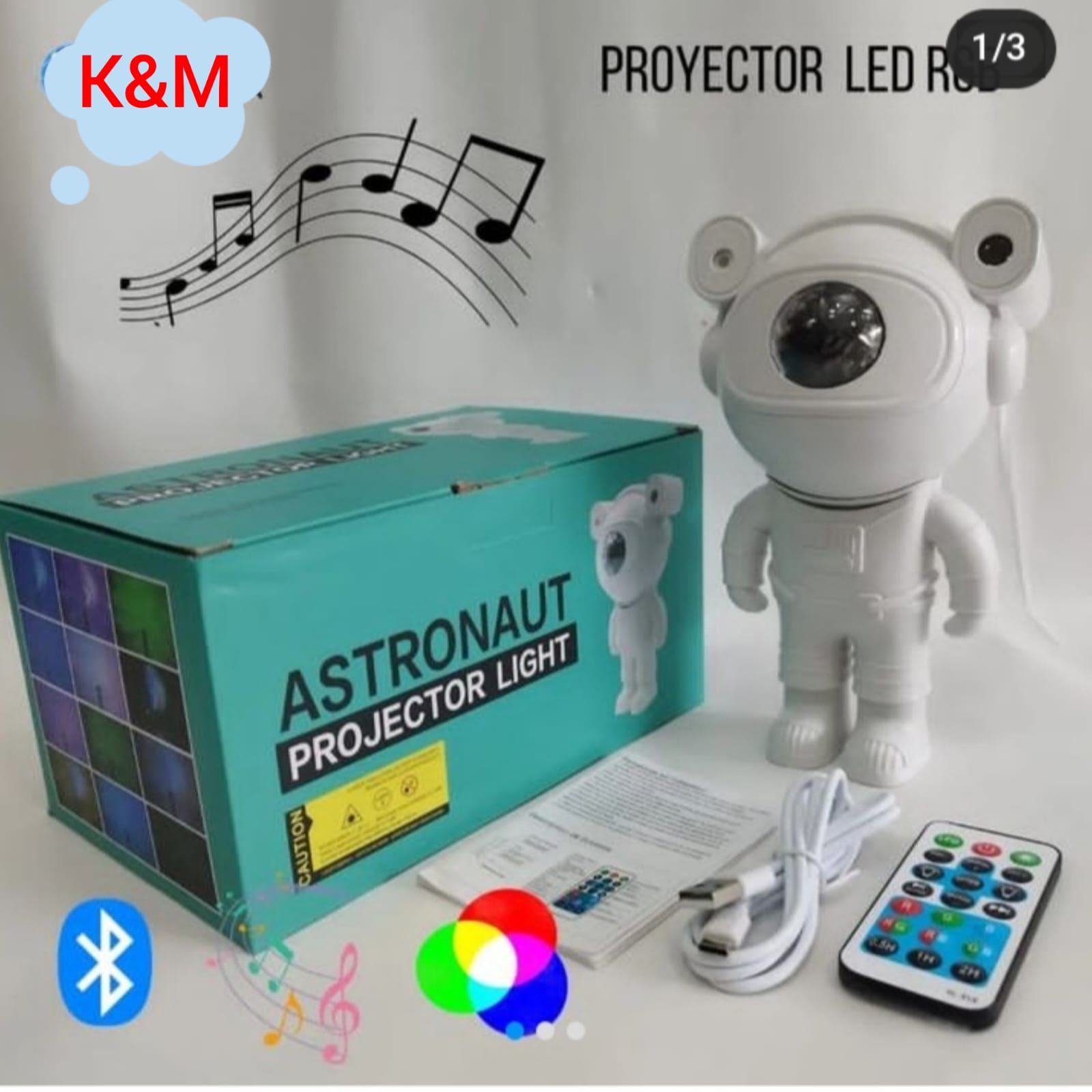 Astronaut Laser Projector Light 🚀✨_1
