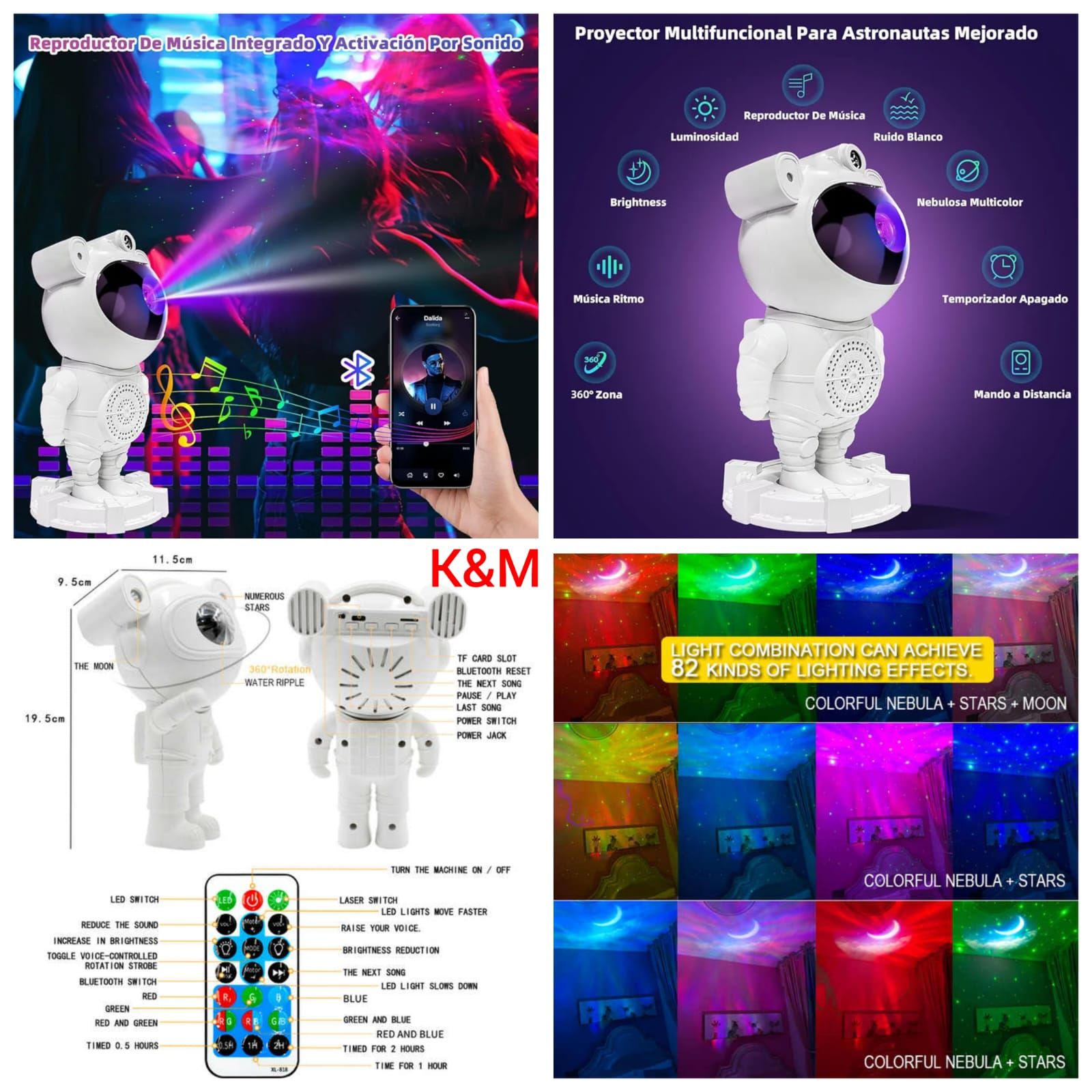 Astronaut Laser Projector Light 🚀✨_0