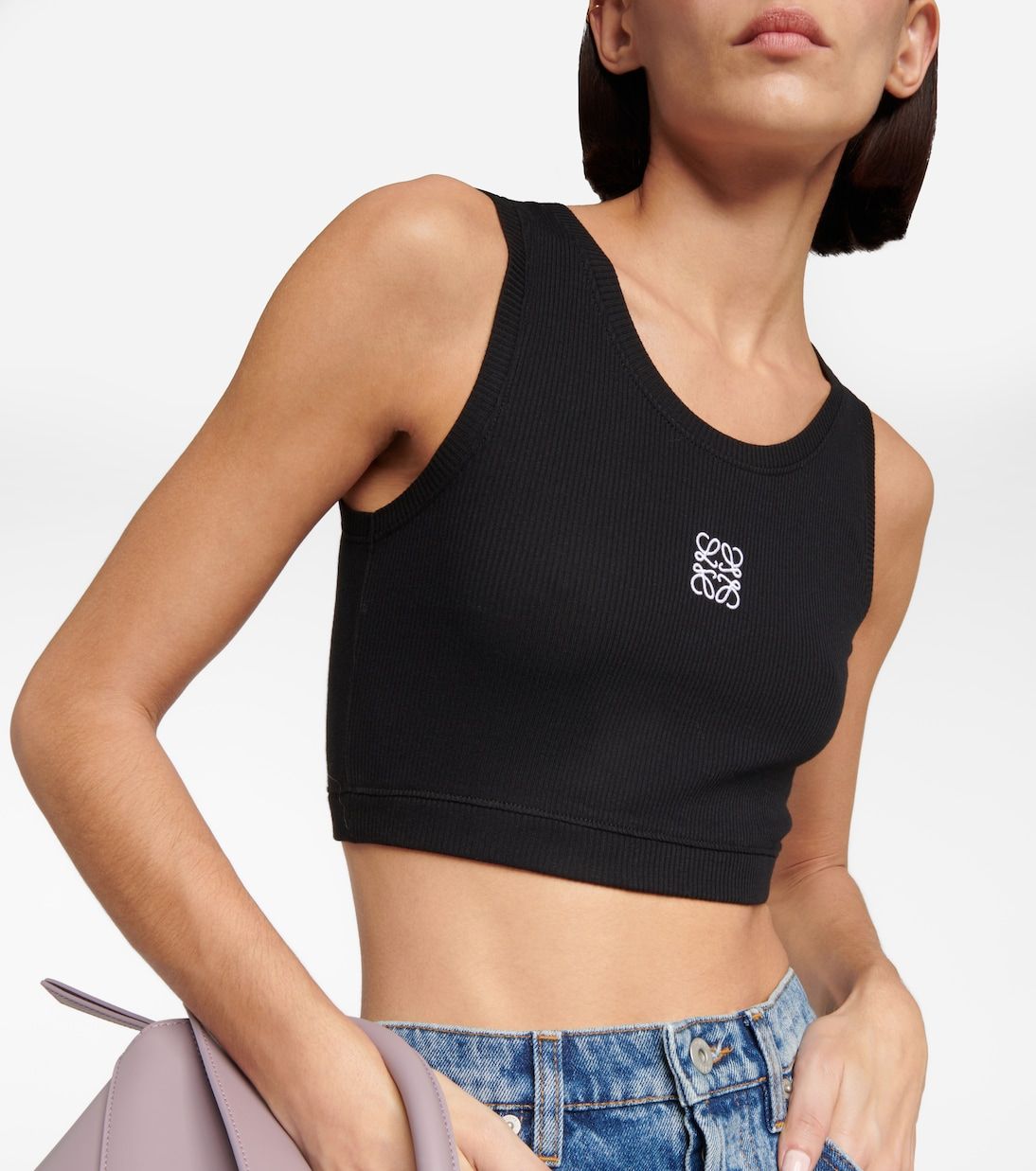 Loewe crop top black _0