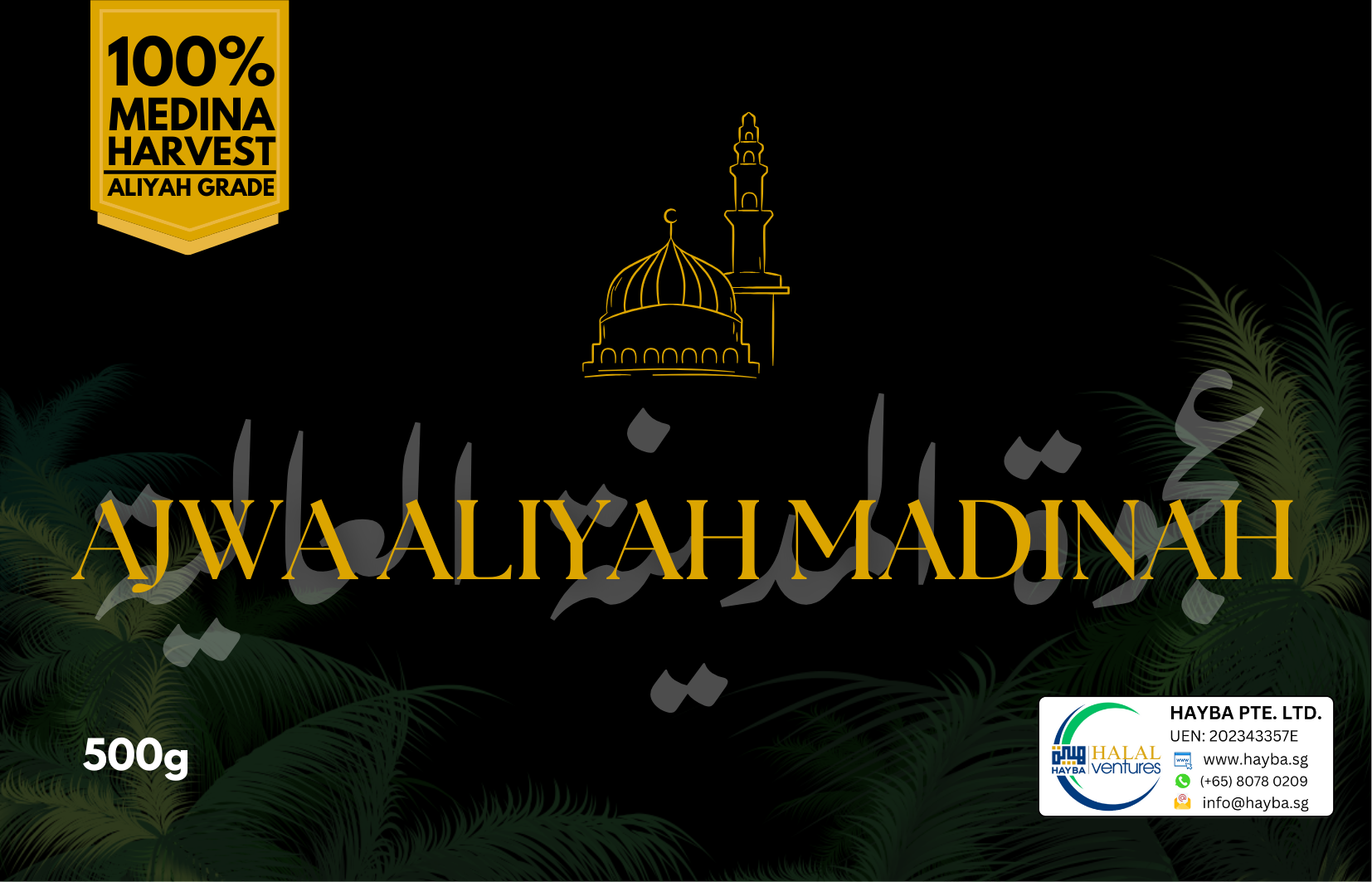 Ajwa Aliyah Madinah Dates (500g)_1
