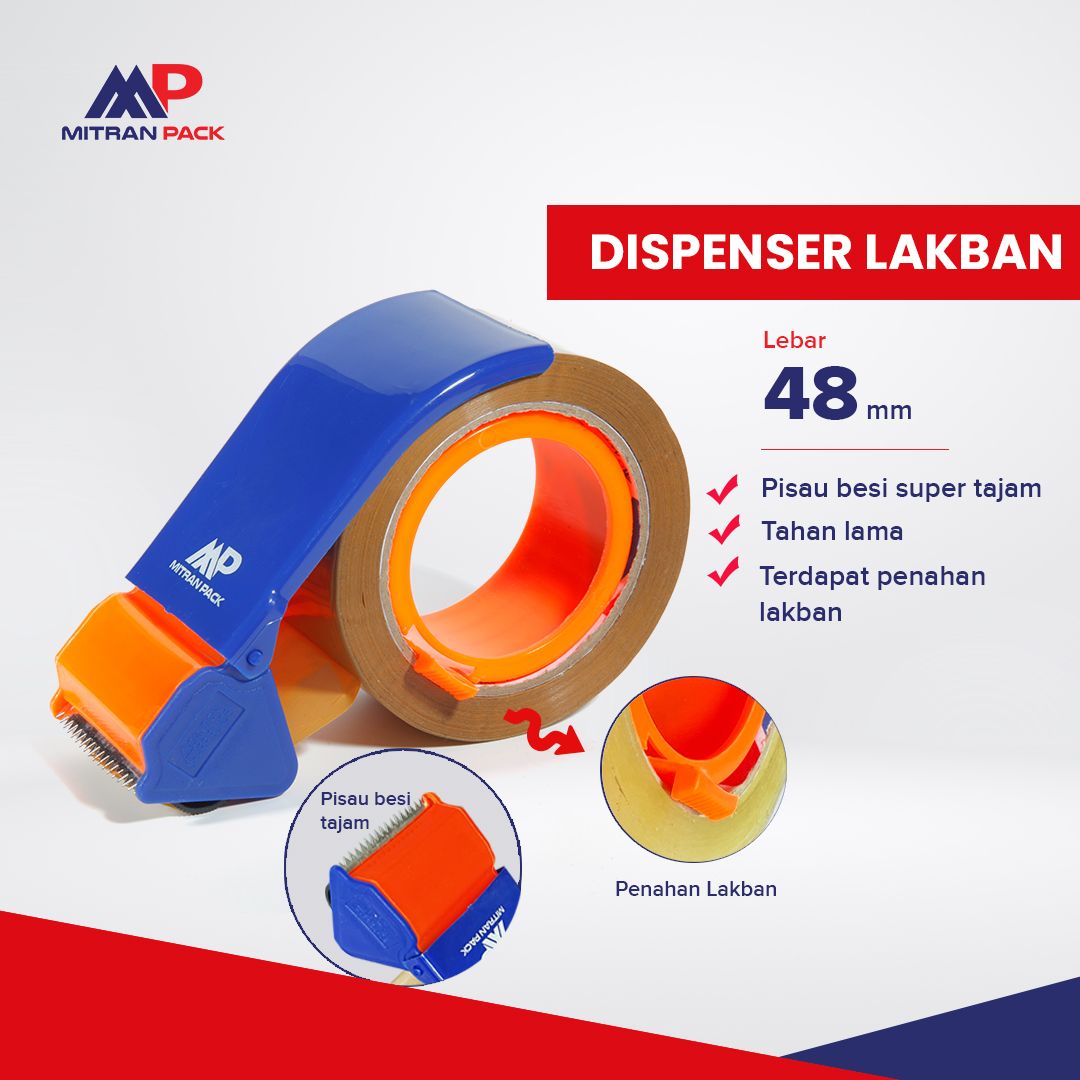 Tape Cutter / Dispenser Lakban (plastik)_0