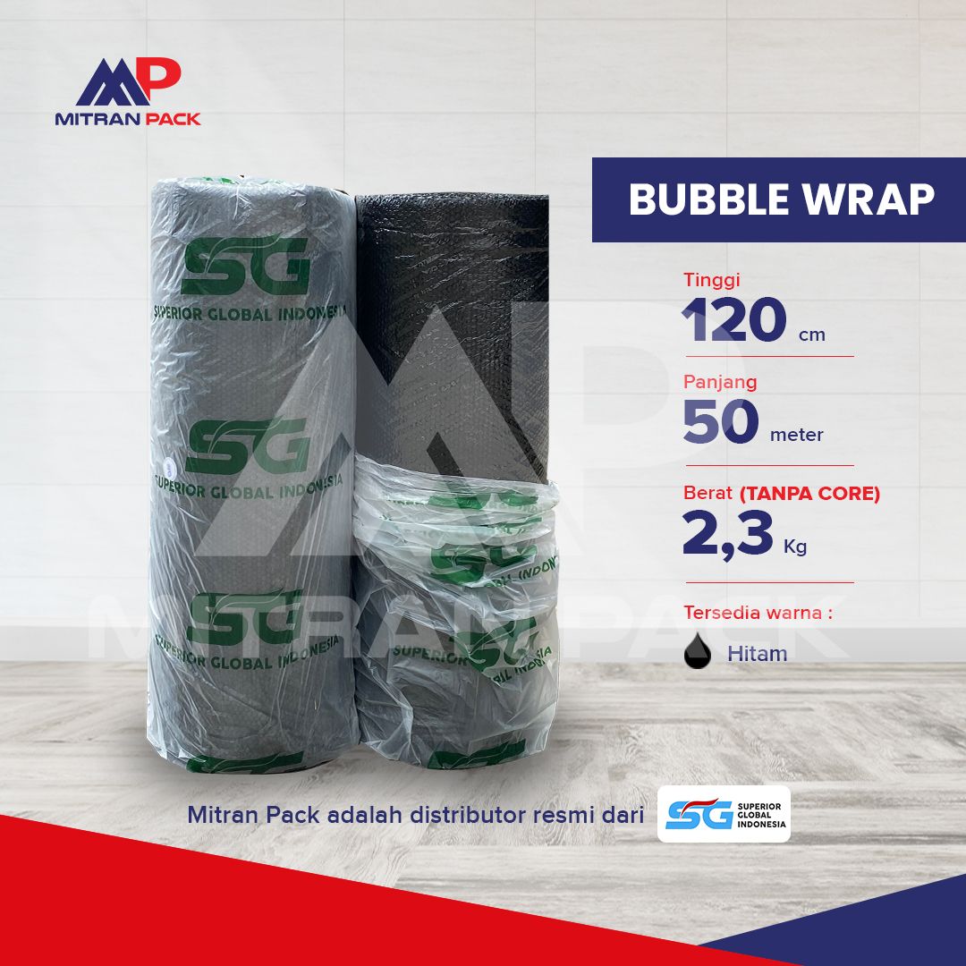 SG - Bubble Wrap 120 cm x 50 meter x  2,3 kg (Non Core)_0