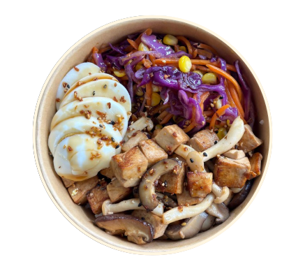 Kinoko-Tofu Rice Bowl_0
