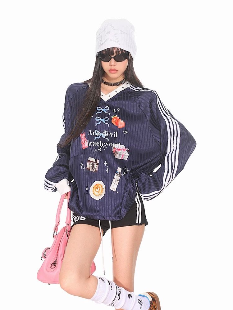 UNCMHISEX - Jersey T-shirt V neck_1