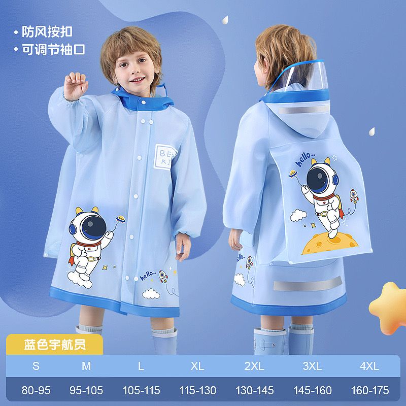classic kid raincoat 15500 purple_1